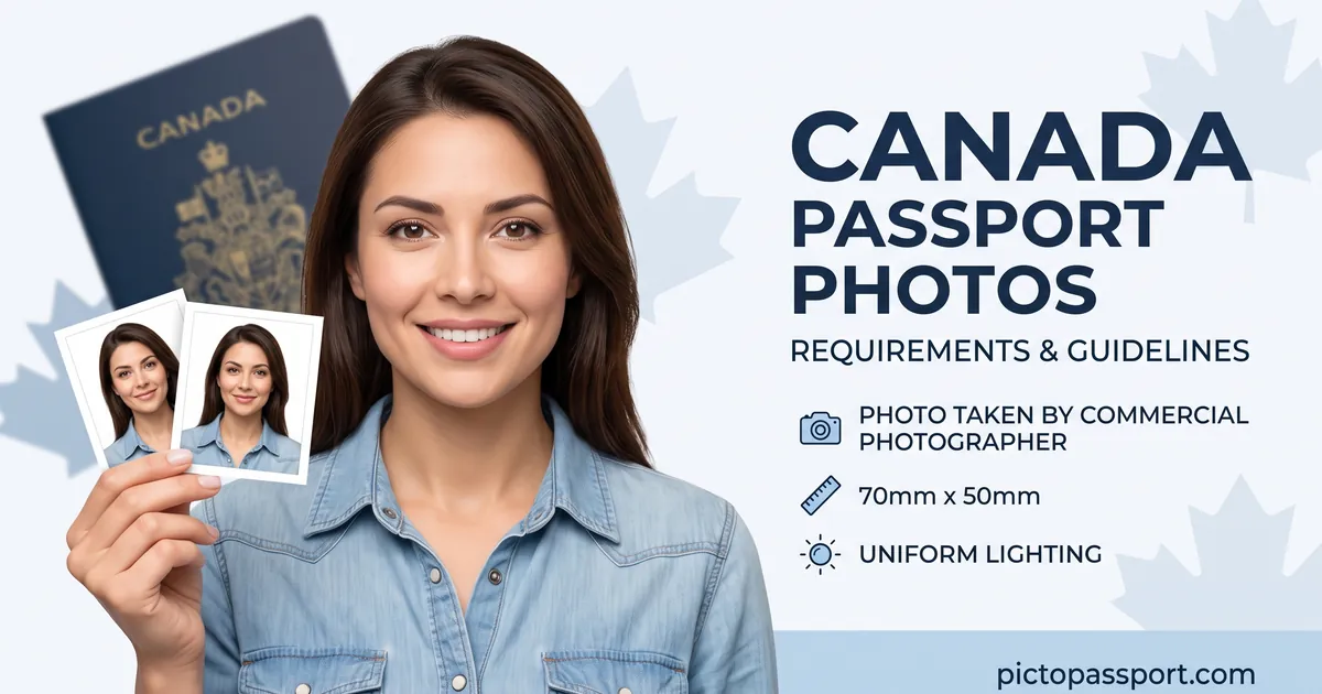 Canada passport photo requirements — official size, background, and pose guide
