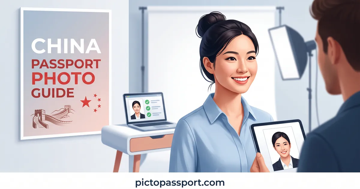 China passport photo requirements — official size, background, and pose guide