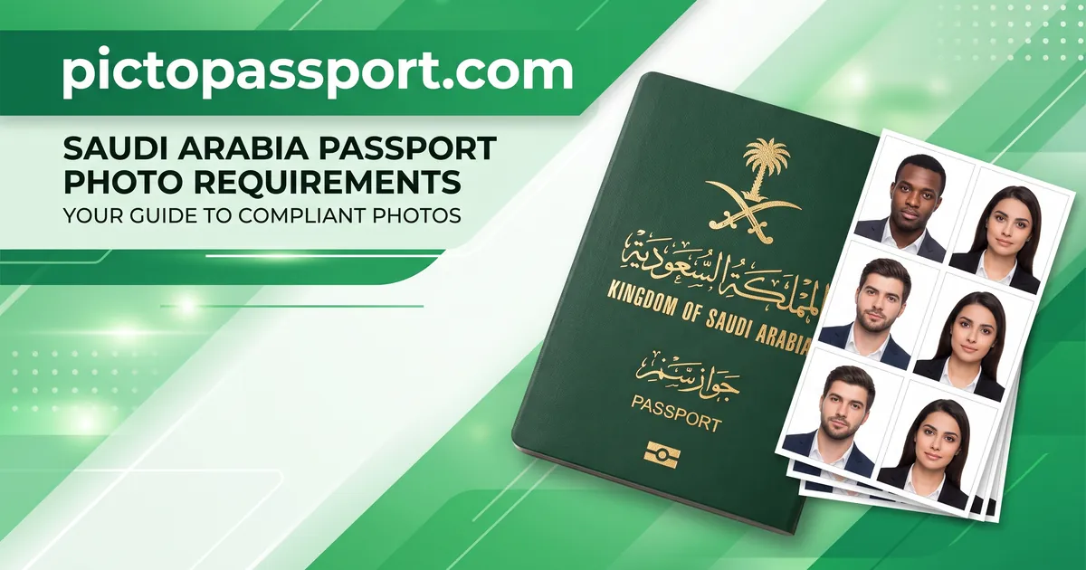 Saudi Arabia passport photo requirements — official size, background, and pose guide