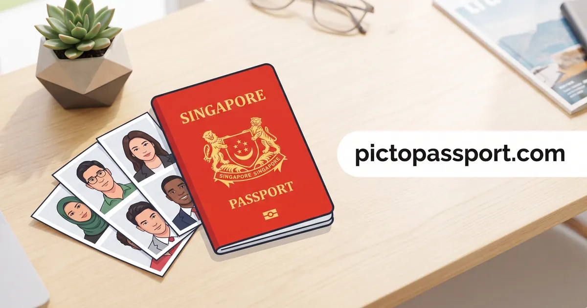 Singapore passport photo requirements — official size, background, and pose guide