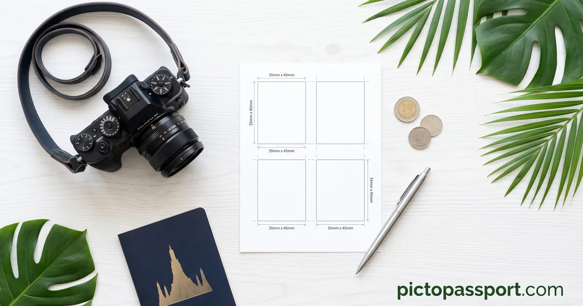 Thailand passport photo requirements — official size, background, and pose guide