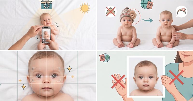 Baby passport photo tips: how to photograph an infant for official documents